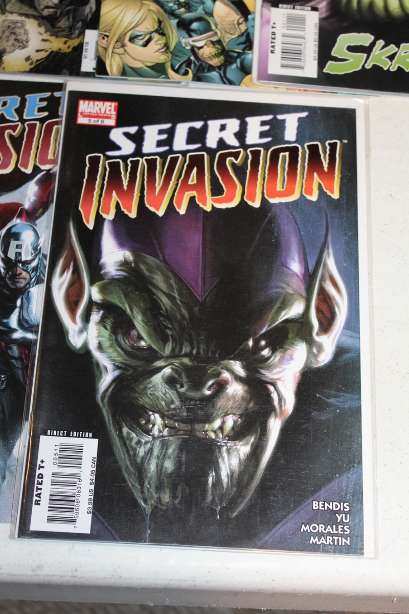 SECRET INVASION #1 2 3 4 5 6 7 8 + 11 comics 1st print set MARVEL