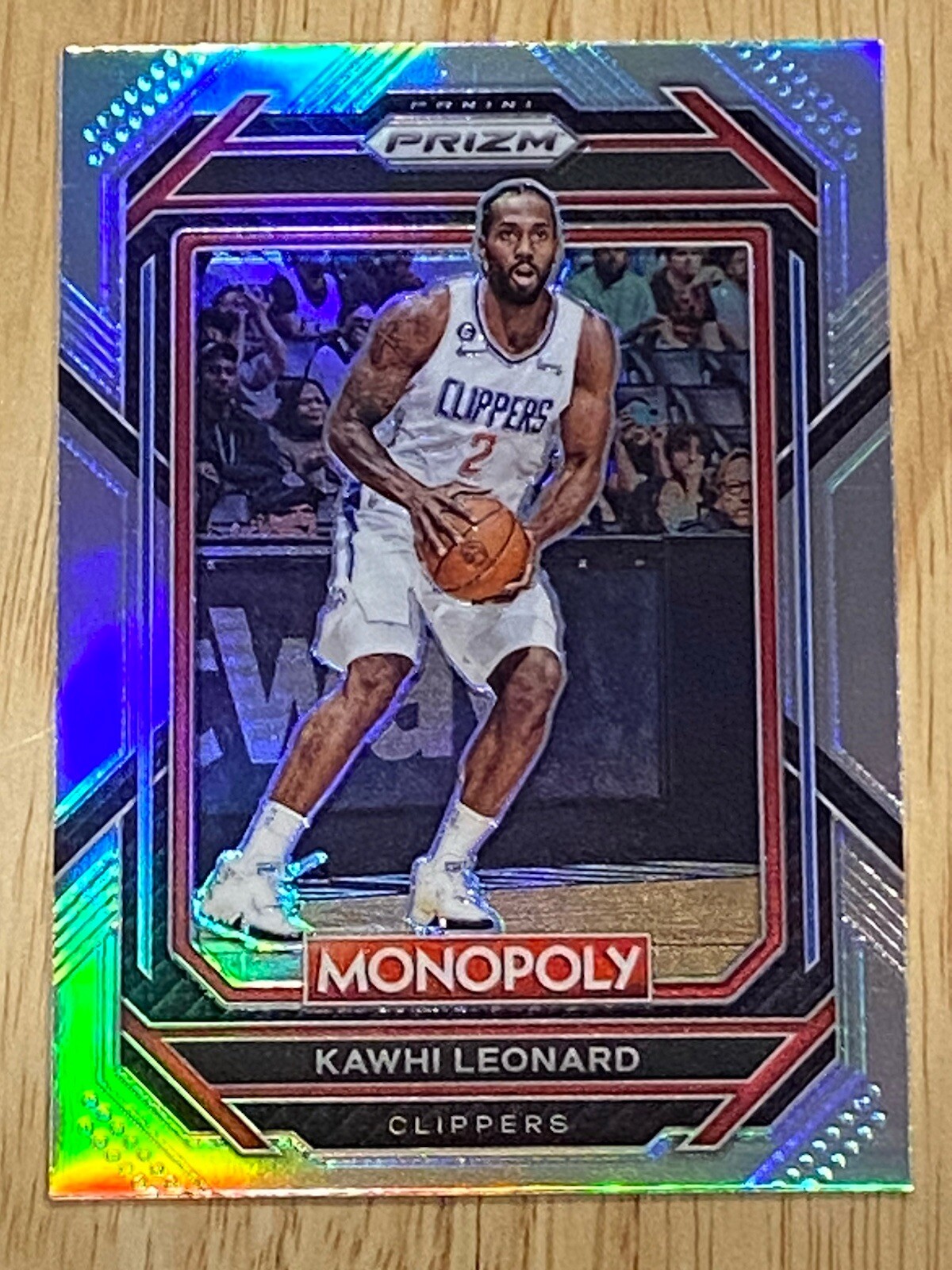 2022-23 Panini Prizm Monopoly Kawhi Leonard #37 Silver Prizm Clippers