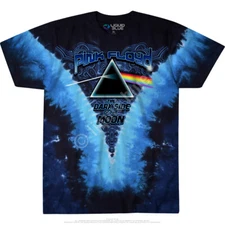 PINK FLOYD-DARK SIDE OF THE MOON-V TIE DYE T-SHIRT M-L-XL-2X WATERS,Gilmour