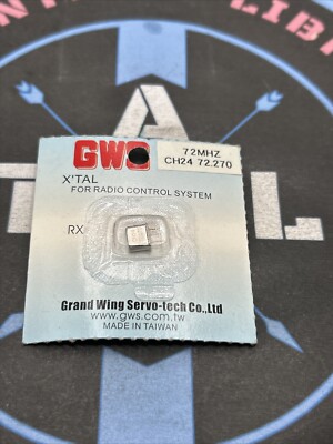 Grand Wing Servo. GWS. X'Tal / Micro Crystal. Channel 24 72.270