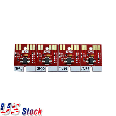 US Stock -  Generic Chip Permanent for JV33 SS21 Cartridge 4 Colors CMYK