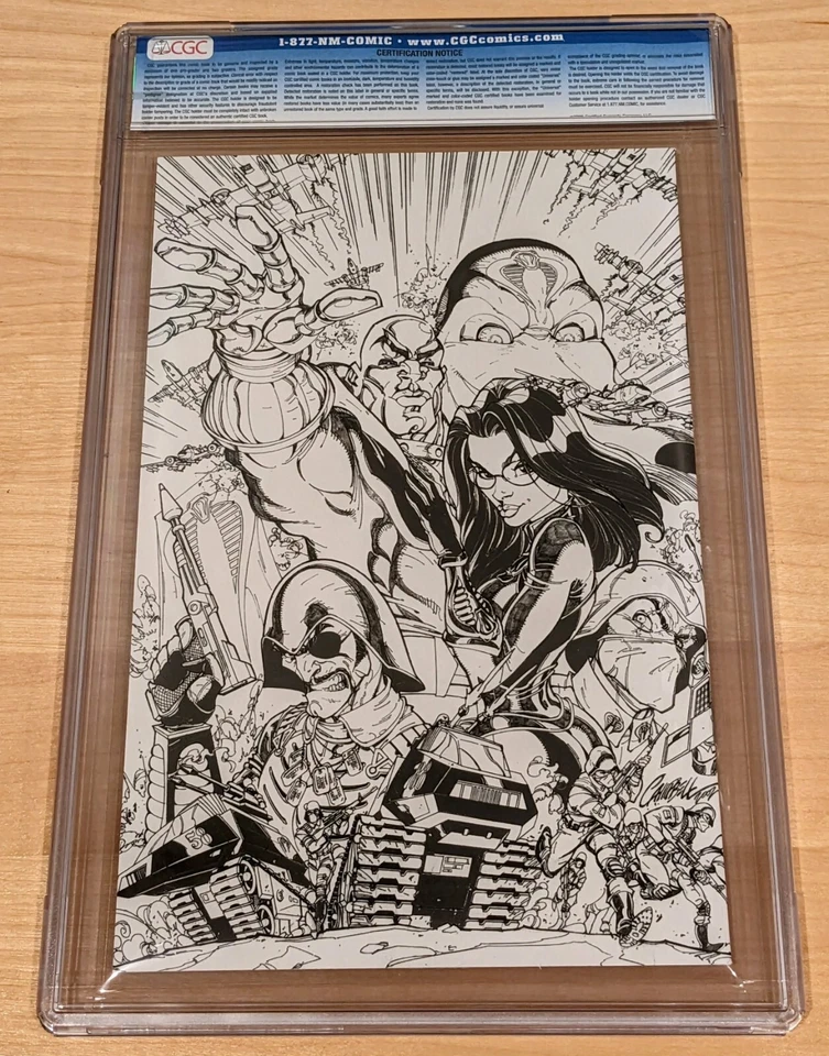 G.I. JOE PIN-UP BOOK: THE ART OF J. SCOTT CAMPBELL CGC 9.8 - FREE SHIPPING - Image 3 of 3
