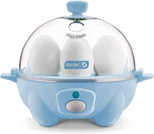 Dash Rapid Egg Cooker: 6 Egg Capacity Electric Egg Cooker for Hard Boiled Eggs, 