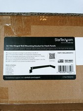 19" 1U Steel Wall Mount Hinged Swing Out Patch Panel Bracket