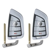 Smart Prox Fob Key Replacement for BMW X5 X6 FEM / BDC- NBGIDGNG1 - 433 (2 Pack)