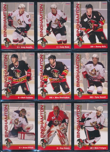 2006-07 to 2015-16 Choice Binghamton Senators AHL Team Set Single Cards - U PICK - Picture 3 of 194