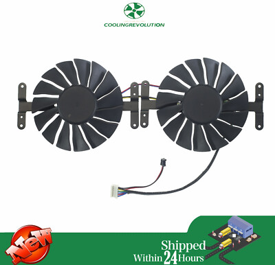 2pcs 85MM FY09013M12LPA 6Pin Video Card Fan For Intel ARC A750 Graphics Fan