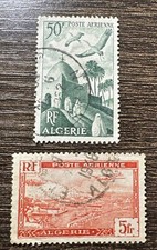 Lot of 2 Algeria Stamps