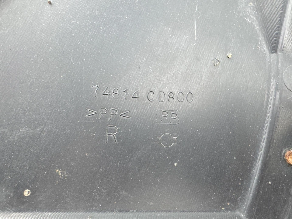 2003-2007 Nissan 350Z Right & Left Underbody Splash Guard 74814-Cd800 Foto 2 de 4