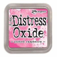 picked raspberry -   Tim Holtz Distress Oxide Pad