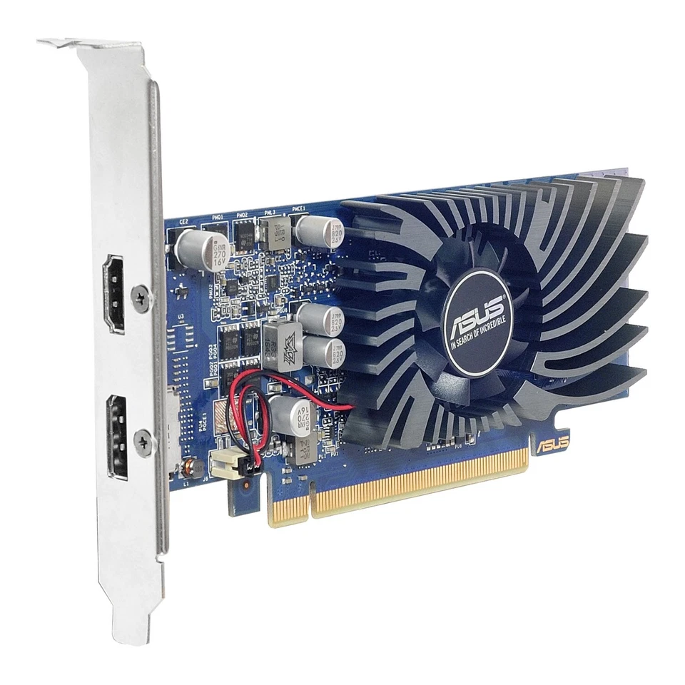 Asus NVIDIA GEFORCE GT1030 GT1030-2G-BRK 2GB DDR5 PCIe3 HDMI DP  Low Profile (3) - Image 3 of 4