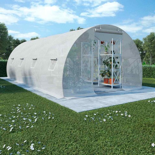 Heavy Duty Walk-in Greenhouse with Steel Outdoor Garden Plant Warm House Cover - Picture 36 of 71
