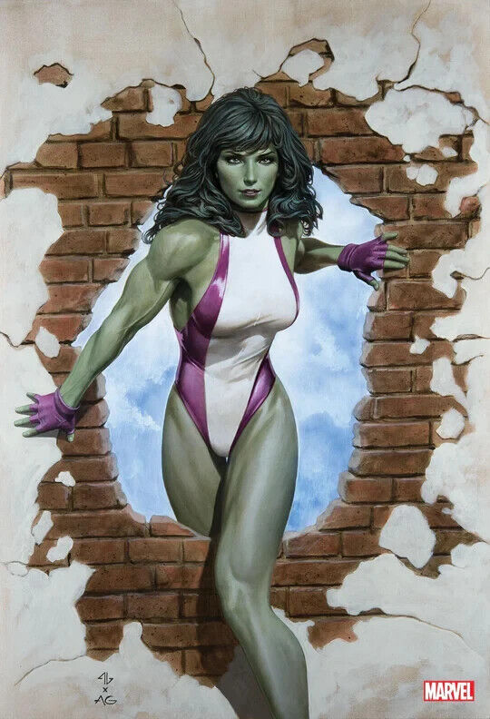 SENSATIONAL SHE-HULK #1 (ADI GRANOV 1:100 RATIO VIRGIN VARIANT)(2023) ~ Marvel