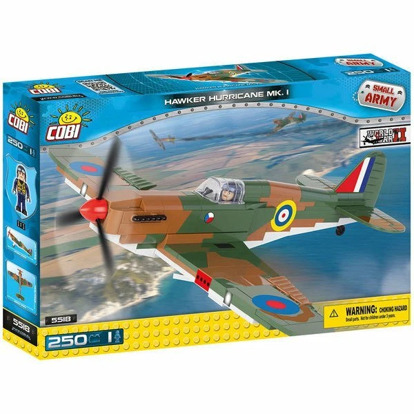 COBI 5518 Hawker Hurricane Mk I WWII fighter 250 bricks rare eBay