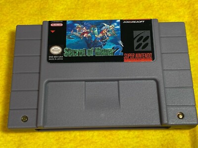 Secret of Mana Super Nintendo SNES English Translation USA NTSC Action  RPG !!