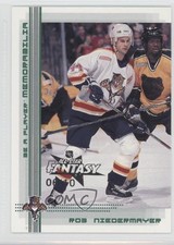 2000-01 ITG Be A Player Memorabilia 6/10 Rob Niedermayer #259 0a1