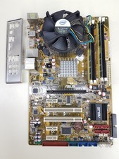 Asus P5K SE REV 1.00G + Core2Duo E6550 + 2GB + I/O Shield COMBO TESTED