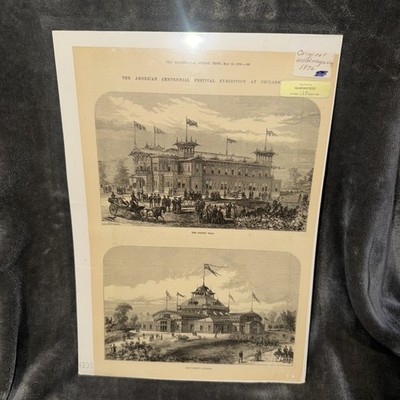London News Judges Hall & Women's Pavilion  American Cent. Exhibition at Philly