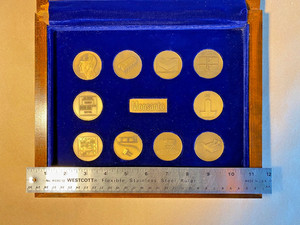 Early Silicon Valley Semiconductor Industry Unique Commemorative Medallion Set