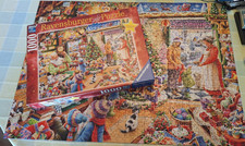 Ravensburger Jigsaw Puzzle Christmas Shop 1000 Piece 191345 2012 Complete