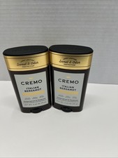 Cremo Italian Bergamot Antiperspirant & Deodorant for Men, 2.65oz, 2 Pack