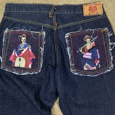 Vintage RMC Red Monkey Jeans 34 x 34 Dark Wash Denim Straight