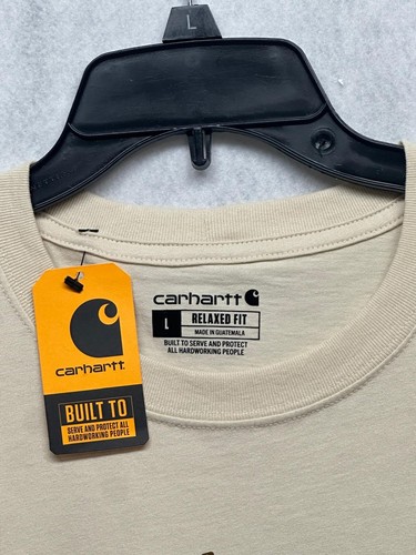 NUEVO CON ETIQUETAS Camisa Carhartt Para Hombres Grande Beige Hammy Active Jac Mascota Gráfico Camiseta Patinador - Imagen 7 de 7