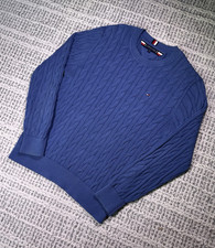 Tommy Hilfiger Herren Strickpullover Zopfmust...