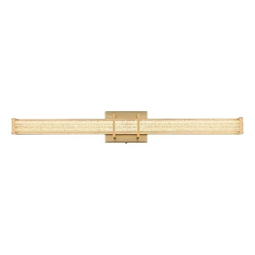 Living District Ivaan 31" Led Wall Sconce in Satin Gold - Picture 1 of 9