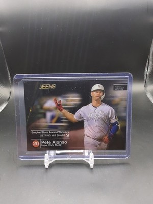 2020 Topps Empire State Award Winners Black #ESAW-20 Pete Alonso card #/299