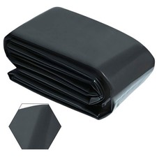 0,2 mm dicke schwarze PE-Teichfolie 10 x 10 Fuß für kleine Fischteiche Wasser