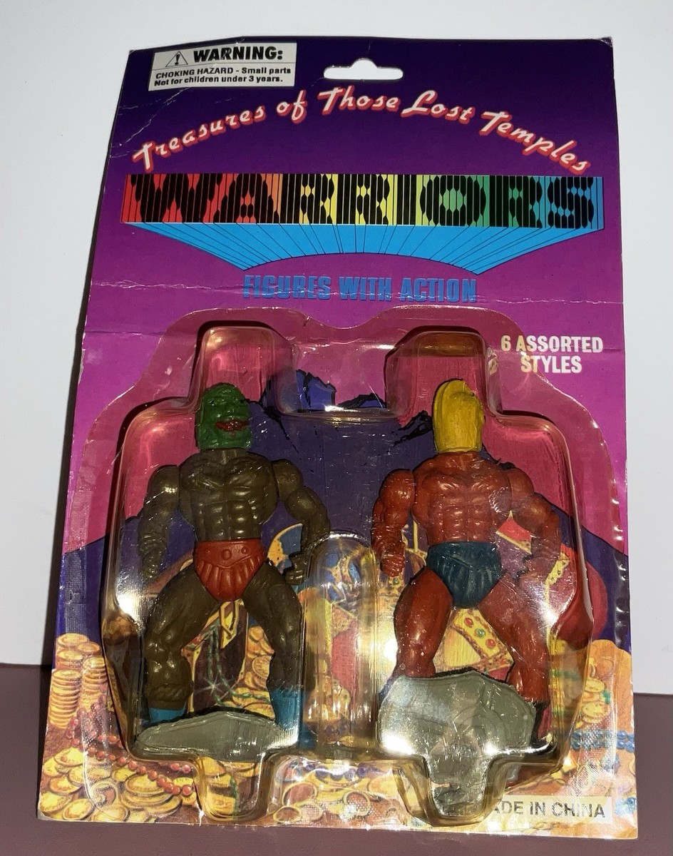2 Pack Sealed Vintage 80s WARRIORS figure Treasures Of Those Lost