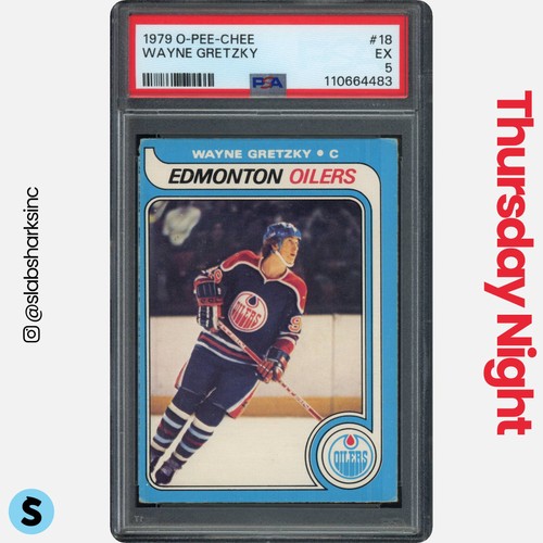 1979 O-PEE-CHEE #18 WAYNE GRETZKY RC ROOKIE PSA 5