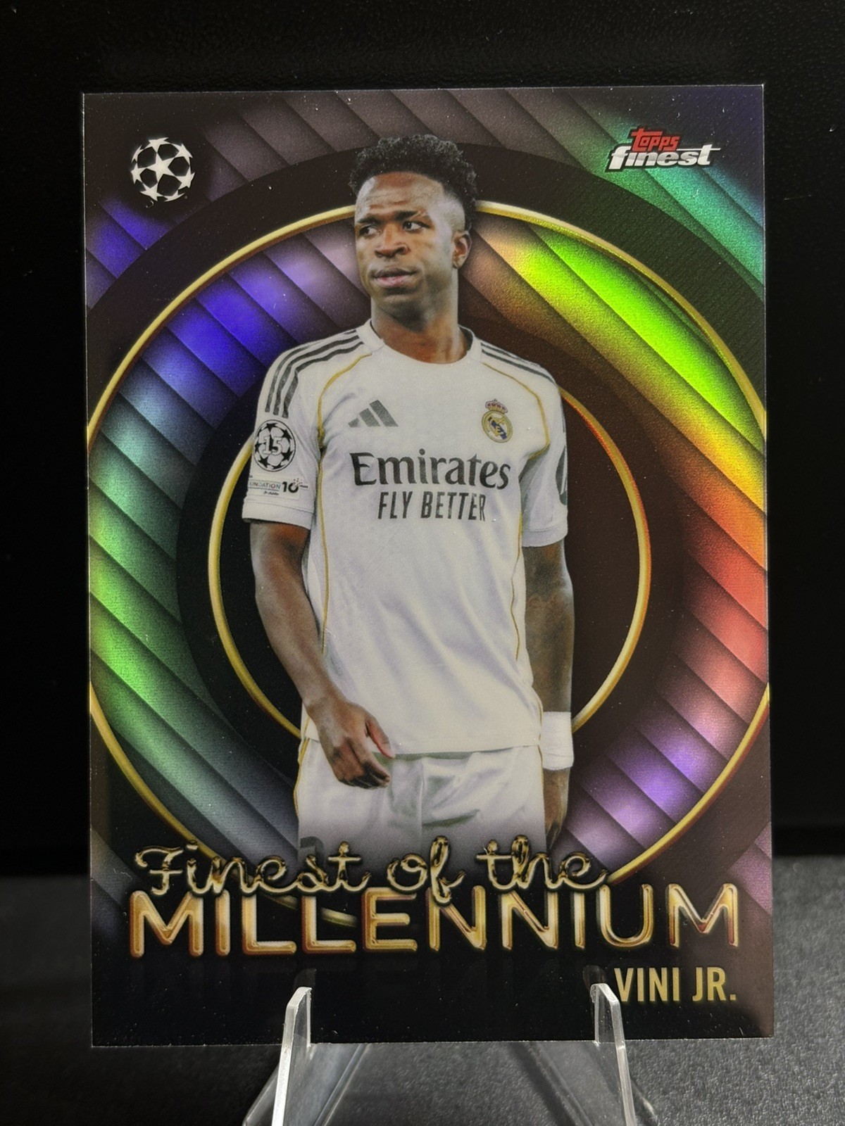 2025-26 Topps Finest UEFA - Vini / Vinicius Jr. #FM-3 Finest of the Millennium