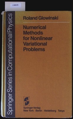 Numerical methods for nonlinear variational problems.