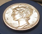 1940 D Brilliant Uncirculated Dime 90% Silver Blazing Original Luster # 416 ~ 15