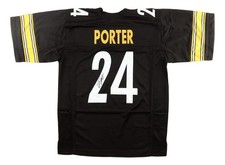 Joey Porter Jr Pittsburgh Signed Black Football Jersey JSA Hologram