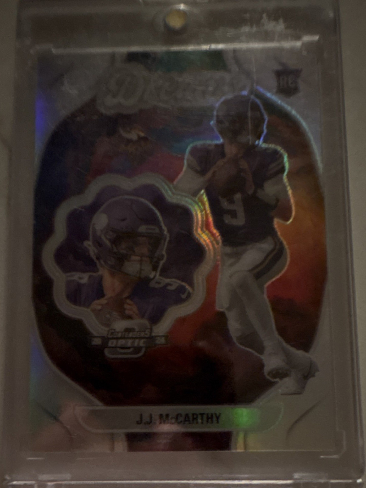 2024 Panini Contenders Optic J.J. McCarthy #D-JMY Dreams Rookie Vikings