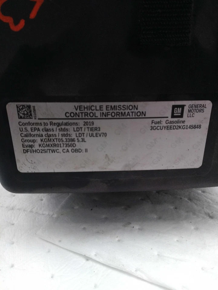 Conjunto de filtro de aire usado se adapta a: camioneta Chevrolet Silverado 1500 2019 grado A Foto 3 de 4