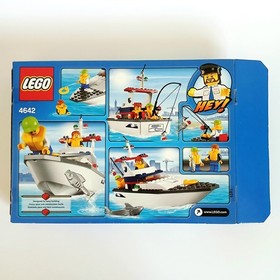 Lego City 4642 Fishing Boat w/ Box & Instructions; READ