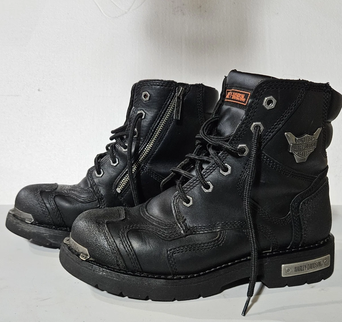 HARLEY DAVIDSON LAGARTO CT Black Boot Mens 9.5 £71.60 - UK