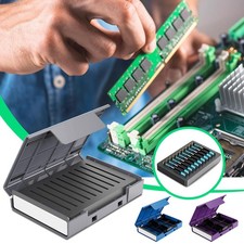 1pc Hard Drive Protection Case For 2.5/3.5-inch Hard Drive W/a Label, Shockproof