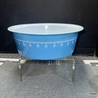 Vintage Pyrex Blue Snowflake Garland 664 Big Bertha 4 Qt  NO LID