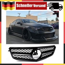 Kühlergrill Sport C63 Optik Für Mercedes Benz W204 C-Klasse Schwarz