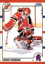 1990-91 Score Canadian #239 Chris Terreri