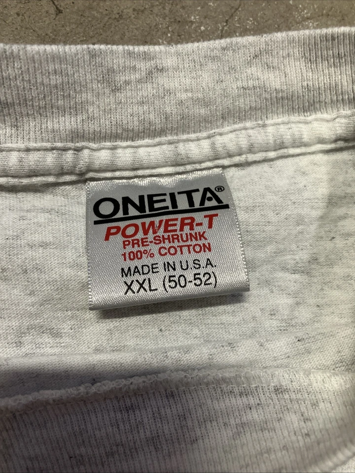 👾Camisa vintage Whatizit Atlanta Olympics cinza grande anos 90 mascote Izzy 24x29 - Imagem 2 de 4