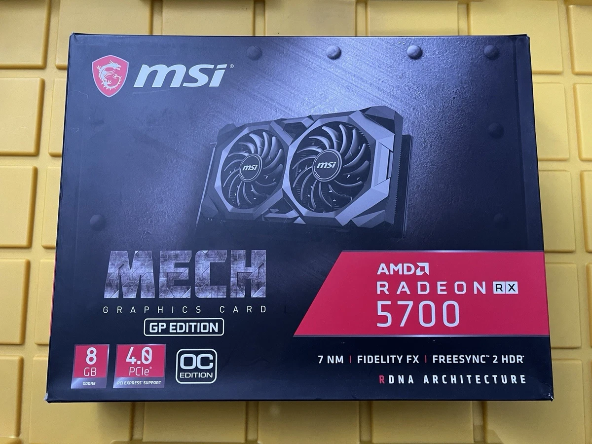 MSI AMD Radeon RX 5700 AMD Computer Graphics Cards for sale - eBay