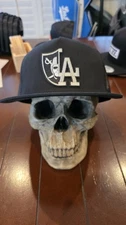 Raiders/dodgers Trucker Hat Mesh Hat Snapback Hat Cap Logo Cap