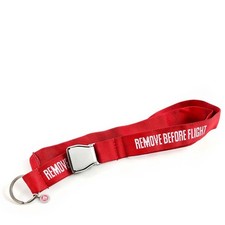Remove Before Flight portachiavi cintura di sicurezza