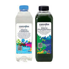 Live Copepods 32oz Phytoplankton 32oz Combo - 5-Species Mix - Free Ship